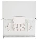 Patch panel blanco para rack 19" 1U 24 SC simplex o LC duplex - FQ10600 - 02