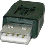 Adaptador USB (AM/MiniUSB4pin-BM) Mitsumi - UB04300 - 01