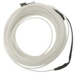 Cable electroluminiscente transparente-azul de 2.3mm en bobina 10m conectada a 220VAC - NW02100 - 01