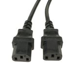 Cable Alimentación IEC-60320 1.8m (SCHUKO-M / 2xC13) - FB08800 - 02