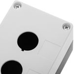 Caja de control de dispositivos eléctricos para 3 pulsadores o interruptores de 22 mm blanco - TH07300 - 04