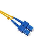 Cable de fibra óptica ST a SC monomodo duplex 9/125 de 25 m OS2 - FD03900 - 07
