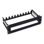 Adaptador de carril DIN de 3U con orificio para armario rack 19" - RZ07200 - 07