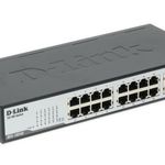 Switch D-Link 24 puertos 10/100 Mbps para oficina/rack 19" - DES-1024D - 02