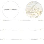 Tira de luces decorativas de 40 luces LED IP44 y 8 funciones blanco cálido 3 m a pilas - GI09200 - 04