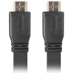 Cable HDMI 2.0 con conector tipo A macho a conector tipo A macho Ultra HD 4k Plano 1.8m negro - HI11600 - 05