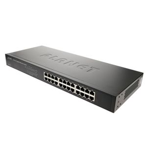 Rack 19" Giga Switch de 10/100/1000 Mbps de 24 UTP