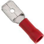 Terminal Faston Macho 6.3 mm rojo Pack de 100 uds - FN01300 - 02