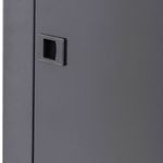 Armario rack mural 19'' 15U 600x600x770mm pared negro SOHORack GO montado - WK02500 - 06
