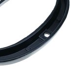 Número 0 en metal negro de 95mm con tornillería para rotulación - NZ01000 - 05