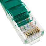 Cable de red ethernet Cat. 5e UTP de 0,25 m de color verde - RL02100 - 02