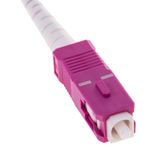 Cable de fibra óptica OM4 multimodo MMF simplex 50µm/125µm ST-SC de 2m - FP02300 - 03