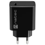 Cargador USB Natec Ribera 1X USB-C 20W negro NUC-2060 - NT36700 - 03