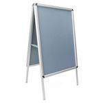 Panel valla publicitaria para cartelería de doble marco A1 tipo caballete - LX08200 - 01