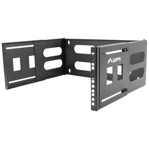 Estructura rack mural de 4U configurable en profundidad para instalación en pared Lanberg FB01-5404-10B)