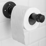 Portarrollos WC de 200 mm para papel higiénico de acero. Tubo industrial y vintage - IP06000 - 04