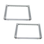 Armario rack mural 19'' 9U 570x450x520mm pared SOHORack desmontado DIY Blanco RAL7035 de RackMatic - WR00300 - 05