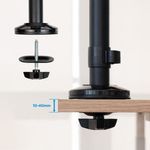 Soporte de mesa ajustable para 2 pantallas y 2 TPV de 17" - 32" VESA 75x75 y 100x100 - TQ29900 - 08