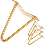 Pies para mesa y mueble Patas en acero 2 varillas 20 cm cobre intenso 4-pack - IN01400 - 01