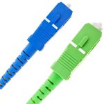 Cable de fibra óptica SC/PC a SC/APC monomodo simplex 9/125 de 10 m - FL01600 - 04