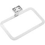 Toallero para pared cromado 225x150x55 mm modelo Ever - KS37400 - 04
