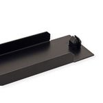 Panel ciego de 1U para armario rack 19" Tapa metal negra a presión - RM07500 - 02