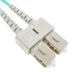 Cable OM3 de fibra óptica SC/PC a SC/PC multimodo duplex 50/125 de 50cm - FY03100 - 05