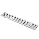 Canaleta de desagüe 60x10cm con rejilla en acero inoxidable mate - KS42400 - 08