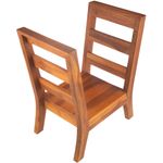 Revistero de Madera de Teca para la organización de libros, revistas y periódicos en forma de U - KZ17100 - 01