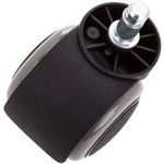 Rueda pivotante de nailon y PVC gris sin freno 50mm M10 5 pack - KR02600 - 04