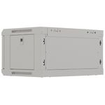 Armario rack mural 19'' 4U 540x350x281mm blanco pared desmontado DIY Lanberg - WN11300 - 05