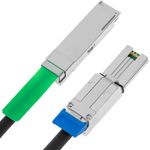 Cable QSFP+ SFF-8436 a MiniSAS SFF-8088 de 1m - FZ04100 - 05