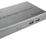 Extensor KVM de 4K HDMI 2.0 USB a través de fibra óptica LC 10 Km emisor y receptor - HN03300 - 06