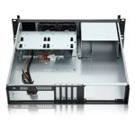 Caja rack 19" IPC mini-ITX micro-ATX 2U 1x5.25" 5x3.5" fondo 400mm - CK01300 - 07