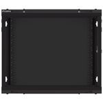 Armario Rack mural 19" 9U F600 600x600x512mm pared desmontado DIY negro Lanberg - WK37000 - 10
