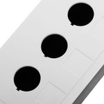Caja de control de dispositivos eléctricos para 3 pulsadores o interruptores de 22 mm blanco - TH07300 - 03