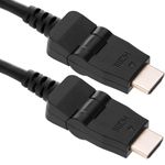 Cable HDMI-A macho a HDMI-A macho de 2 m con rotación de 180 grados - HG05200 - 01