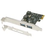 Tarjeta PCIe a SuperSpeed USB 3.0 con 2 puertos externos - UU00900 - 01