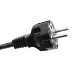 Cable de alimentación eléctrico H05VV-F 5m de enchufe schuko recto a bornes 3x1.50mm² - FE00800 - 02