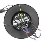 Lámpara con jaulas largas para 10 bombillas de rosca E27 vintage con cable de 3m - NT07600 - 06