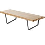Pies rectangulares para mesita y banqueta. Patas en acero negro 480 x 45 x 420 mm 2-pack - IP02300 - 04