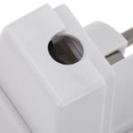 Clavija schuko en ángulo color blanco y con interruptor - CM04700 - 05