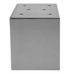 Pies cúbicos para mesa y mueble. Patas en acero inoxidable de 10cm 4-pack - S011000 - 05