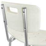 Silla de ducha antideslizante regulable en altura reforzada para personas mayores - KD02300 - 06