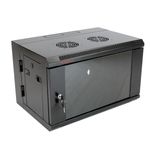 Armario rack mural 19" pivotante 6U 600x400x390mm pared SOHORack de RackMatic - WM04100 - 01