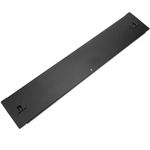 Panel ciego de 2U para armario rack 19" Tapa metal negra a presión - RM07600 - 02