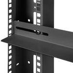 Guías laterales fijas de soporte para armario rack 19 negro 700mm - RM04400 - 04