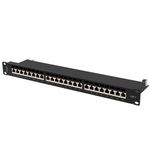 Patch panel 19" de 24 RJ45 CAT.7 FTP 1U Lanberg PPS7-1024-B - RD12700 - 05
