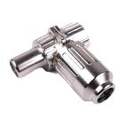 Conector de antena TV macho acodado metálico aéreo - TT01700 - 06