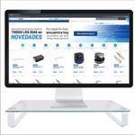 Elevador de pantalla plana para escritorio - Estanteria para monitor y notebook - AD04100 - 03